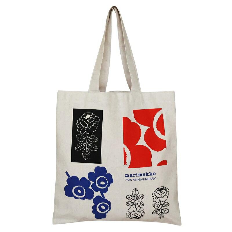 マリメッコ トートバッグ 75th anniversary kioski Je Vankka No.835 日本限定 75周年記念 ウニッコ ヴィヒキルース marimekko | marimekko