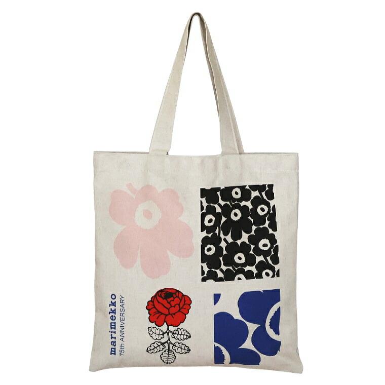 マリメッコ トートバッグ 75th anniversary kioski Je Vankka No.835 日本限定 75周年記念 ウニッコ ヴィヒキルース marimekko | marimekko | 01