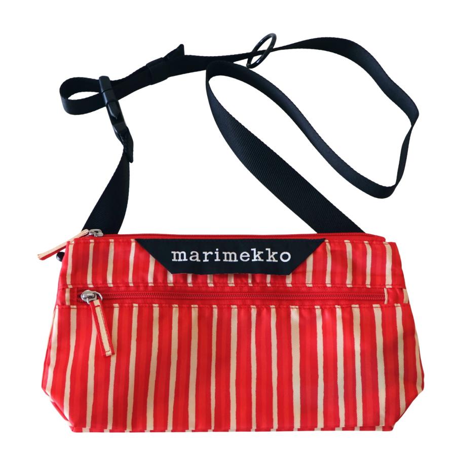 マリメッコ ショルダーバッグ クロスボディー ピッコロ レッド 赤 軽量 ポケット marimekko バッグ Neat Crossbody Piccolo おしゃれ 母の日 お散歩バッグ | marimekko