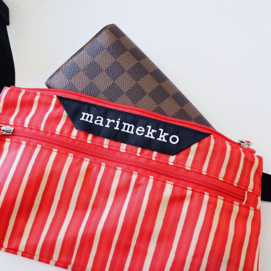 マリメッコ ショルダーバッグ クロスボディー ピッコロ レッド 赤 軽量 ポケット marimekko バッグ Neat Crossbody Piccolo おしゃれ 母の日 お散歩バッグ | marimekko | 04