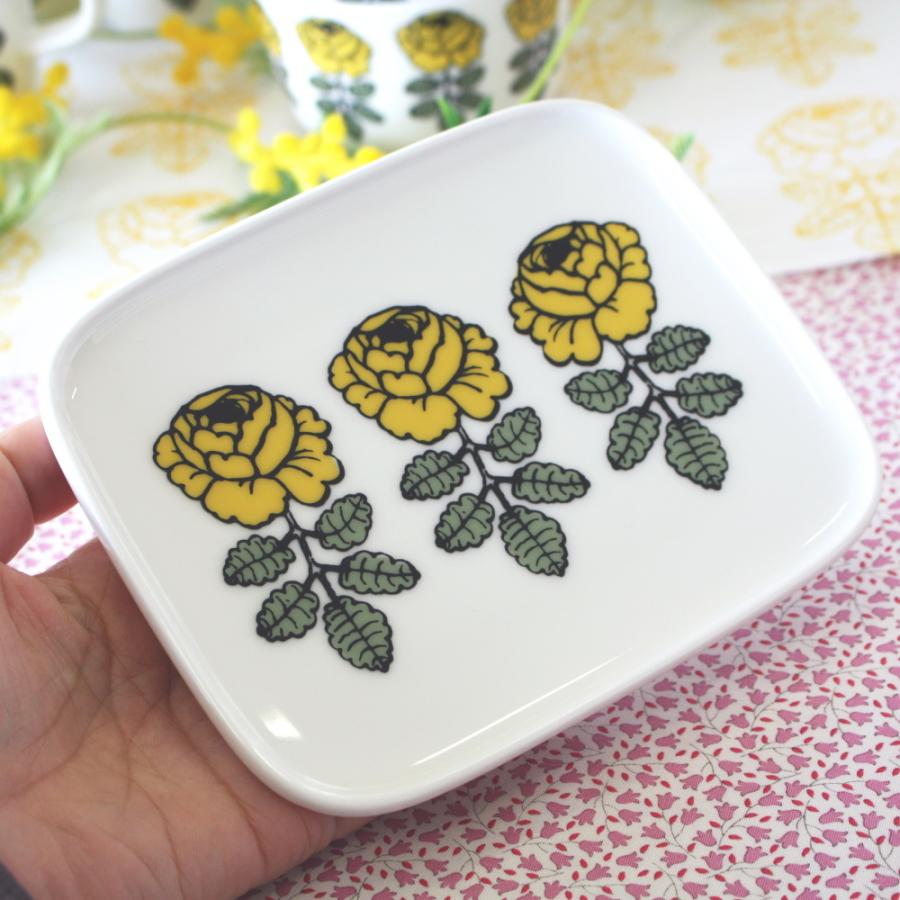 marimekko マリメッコ ミニプレート ヴィヒキルース イエロー marimekko マリメッコ ミニプレート ヴィヒキルース イエロー