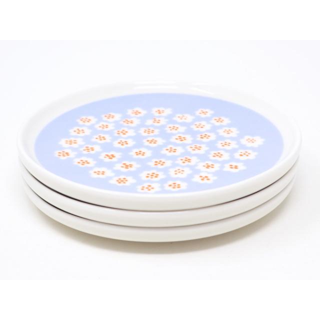 marimekko マリメッコ 丸皿小 13.5cm プケッティ ライトブルー marimekko マリメッコ 丸皿小 13.5cm プケッティ ライトブルー