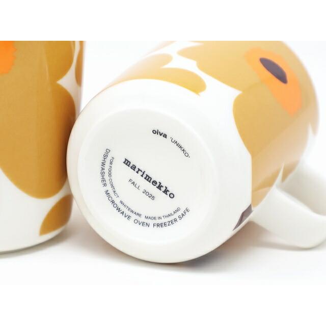 marimekko（マリメッコ） マグカップ ウニッコ キャメル イエロー マグ