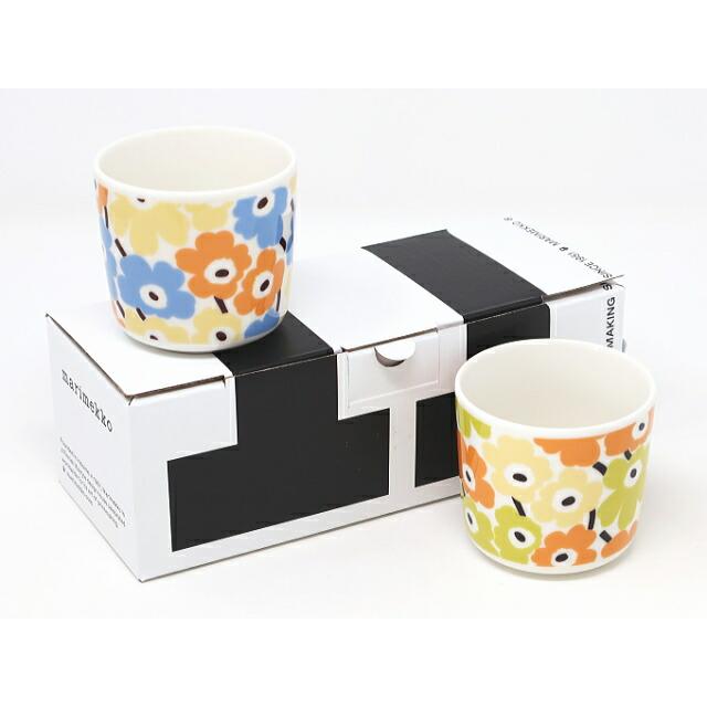 限定！新品！marimekko★Unikko ラテマグandボウル　セット ウニッコ''☆新色☆ラテマグ ストア 3個セット マリメッコ ウニッコ