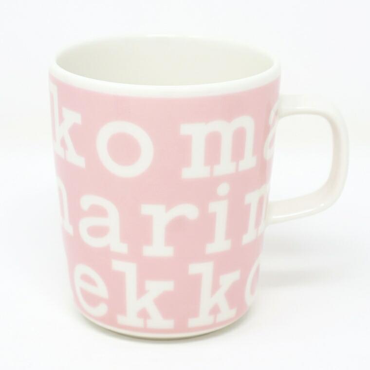 marimekko（マリメッコ） マグカップ ロゴ ピンク マグ コーヒーカップ