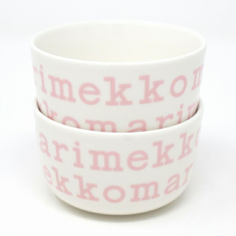 マリメッコ ボウル 小 マリメッコ ロゴ ピンク marimekko Logo No.130  日本限定 マリロゴ Marilogo | marimekko | 01