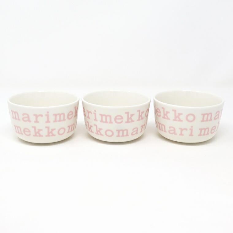 marimekko（マリメッコ） ボウル 小 ロゴ ピンク marimekko Logo No