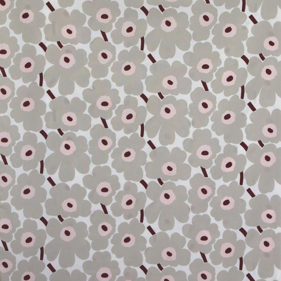 marimekko（マリメッコ） 生地 ミニウニッコ サンド グレー No.129 巾