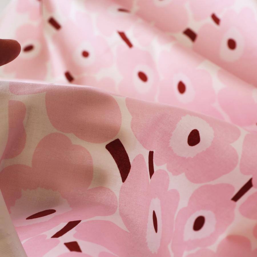 marimekko マリメッコ 生地 ミニウニッコ ピンク ライトピンク