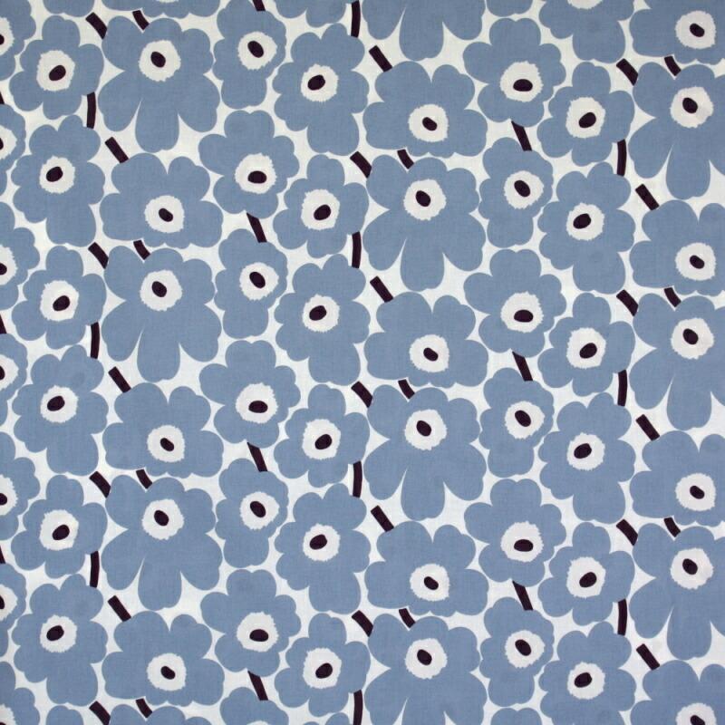 Marimekko マリメッコ ファブリック 生地 Mini Unikko No 199 ブルーグレー Mk 019 199 インテリアセンター山田 通販 Yahoo ショッピング