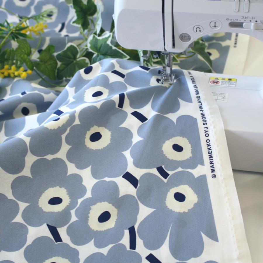 marimekko マリメッコ 生地 ミニウニッコ グレー 10cm単位 marimekko マリメッコ 生地 ミニウニッコ グレー 10cm単位