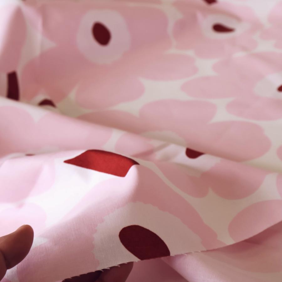 marimekko（マリメッコ） 生地 ピエニウニッコ ライトピンク No.137 巾