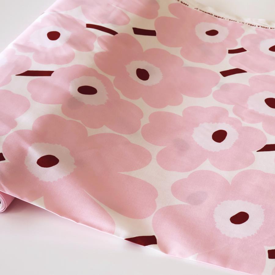 marimekko（マリメッコ） 生地 ピエニウニッコ ライトピンク No.137 巾