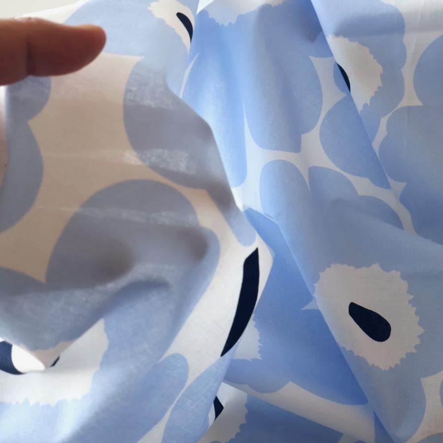 marimekko マリメッコ 生地 ピエニウニッコ ライトブルー 水色 青 No