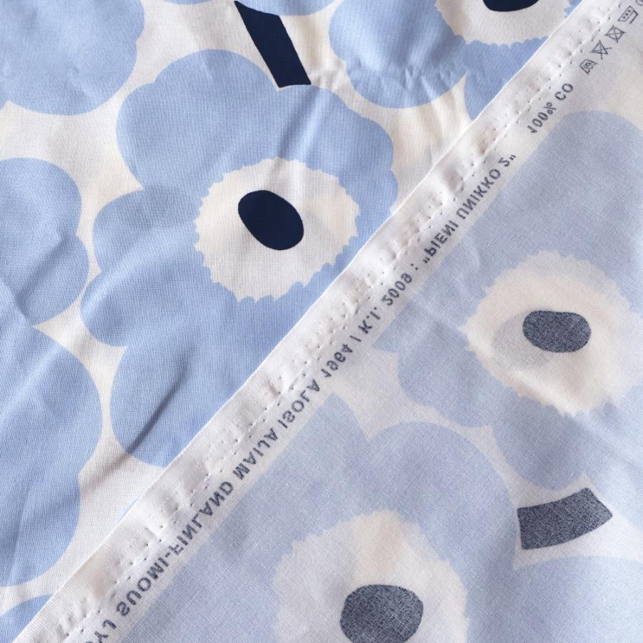 marimekko マリメッコ 生地 ピエニウニッコ ライトブルー 水色