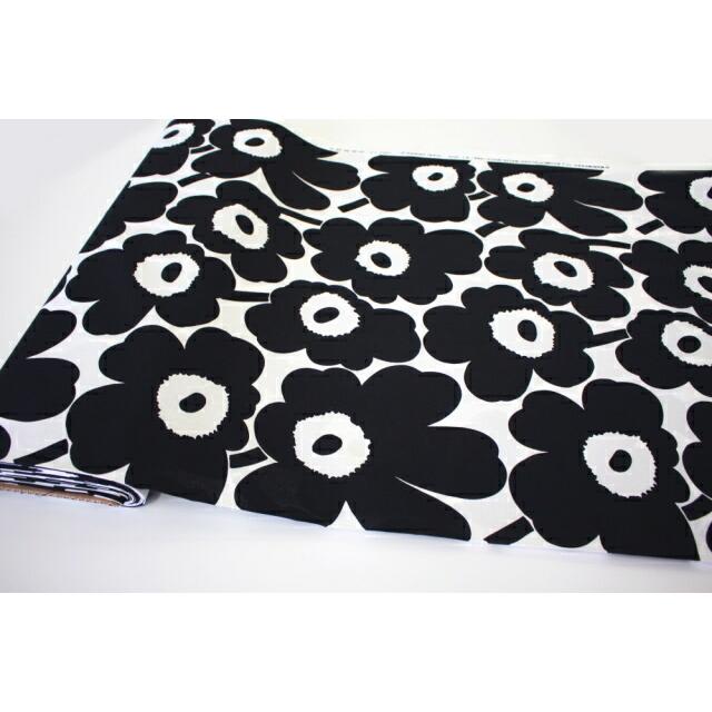 マリメッコ 生地 ピエニウニッコ 黒 ブラック 10cm単位 切り売り PIENI UNIKKO No.190 花柄 marimekko 北欧｜icenter｜06