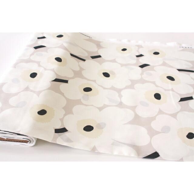marimekko マリメッコ 生地 ピエニ ウニッコ ベージュ地
