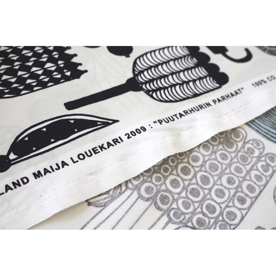 marimekko（マリメッコ） 生地 プータルフリン パルハート グレー No