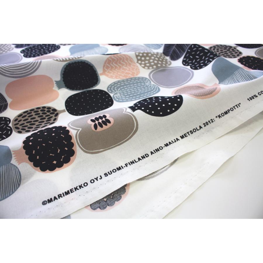 marimekko マリメッコ 生地 コンポッティ フルーツ 白地 No.180 marimekko マリメッコ 生地 コンポッティ フルーツ 白地 No.180