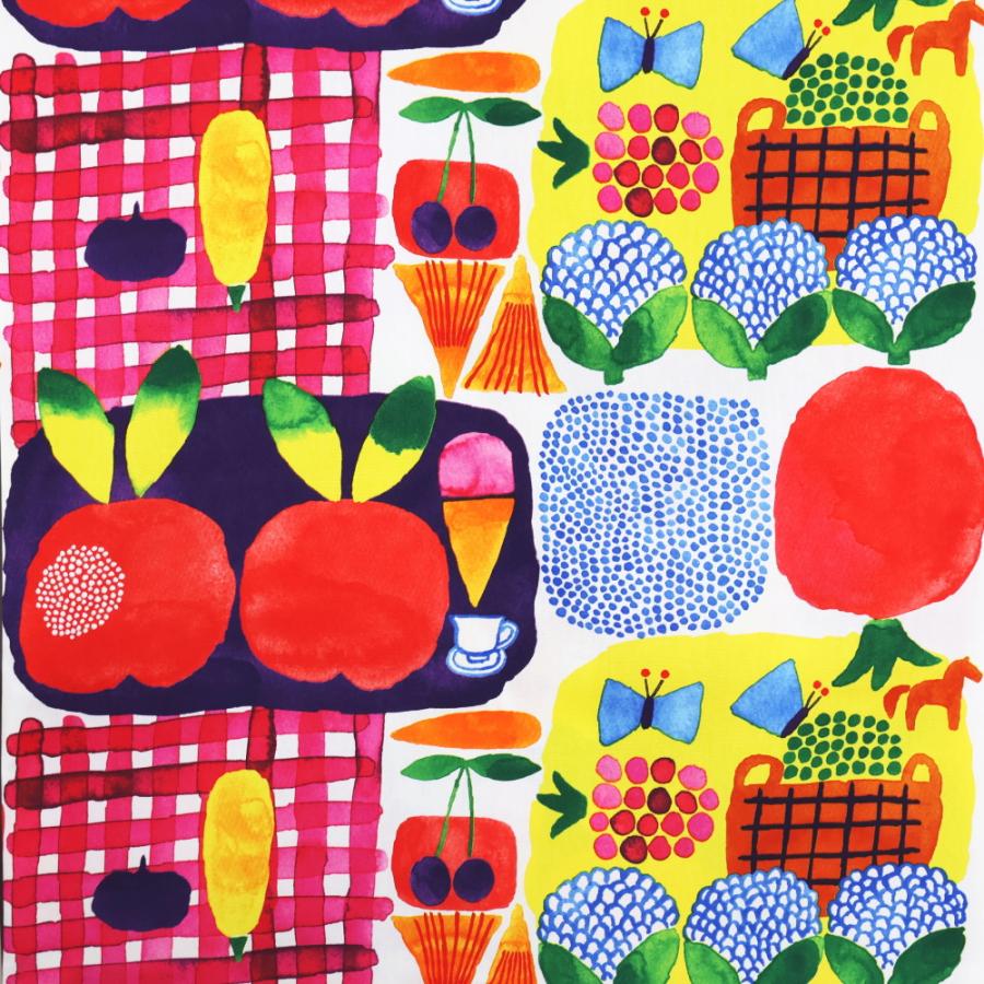 marimekko マリメッコ 生地 ケサトリ 150cm巾 10cm単位 切り売り marimekko マリメッコ 生地 ケサトリ 150cm巾 10cm単位 切り売り