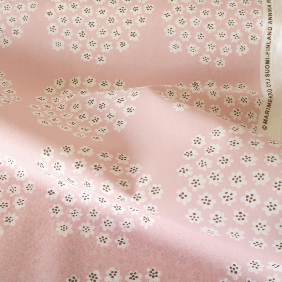 marimekko（マリメッコ） 生地 プケッティ ライトピンク No.318 145cm