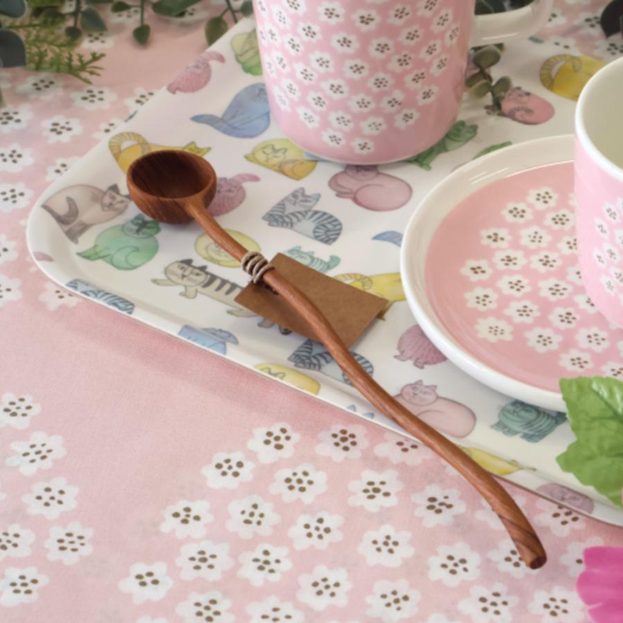 マリメッコ　テーブルクロス　プケッティ　グレーピンク　ソコス限定　大判 marimekko（マリメッコ） 生地 プケッティ ライトピンク No.318 145cm
