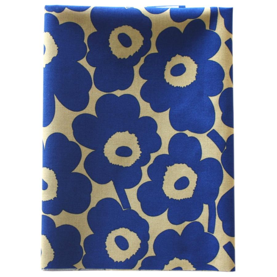 マリメッコ 生地 ハーフカット ミニウニッコ ブルー ブラウン No.582 約70cmX約50cm MINI UNIKKO marimekko 日本限定 北欧  お試し 正規品｜icenter｜02