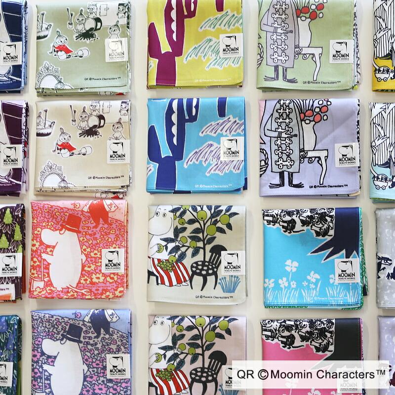 MOOMIN（ムーミン） ムーミントリビュートワークス ハンカチ 約50cm角