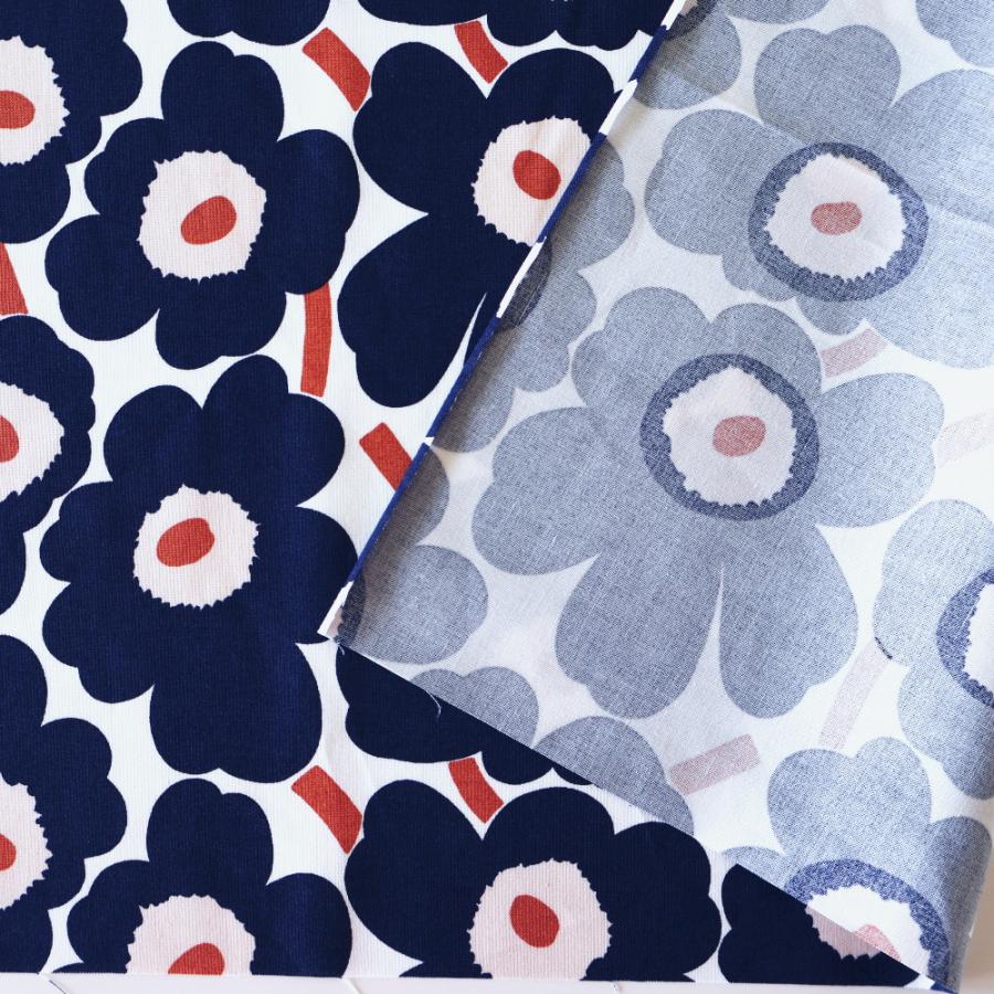 marimekko マリメッコ 生地 ハーフカット ウニッコ ネイビー marimekko マリメッコ 生地 ハーフカット ウニッコ ネイビー