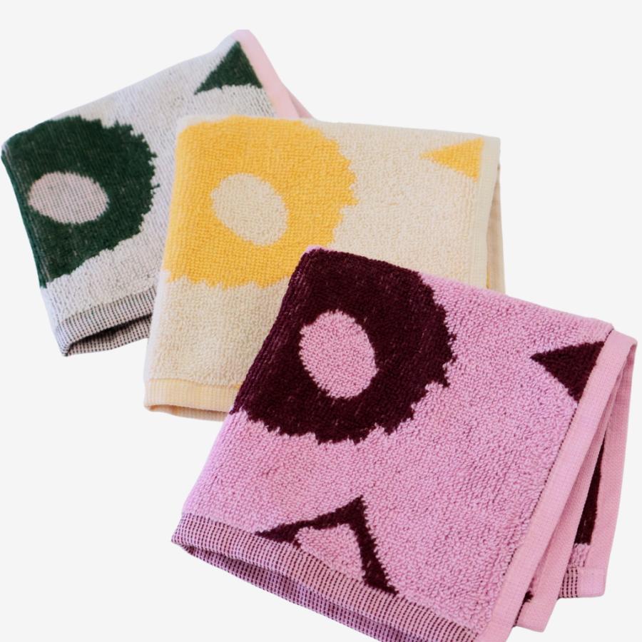 marimekko（マリメッコ） タオル ウニッコ ピンク ボルドー 26X26 ミニ
