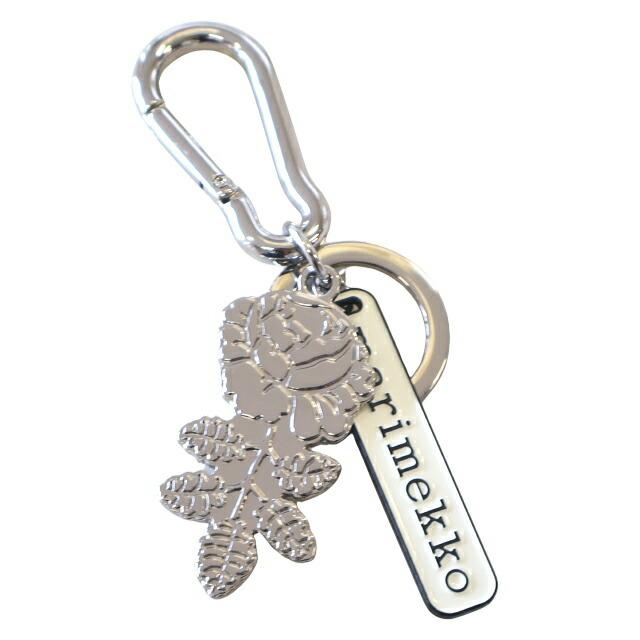 marimekko マリメッコ キーホルダー ヴィヒキルース シルバー