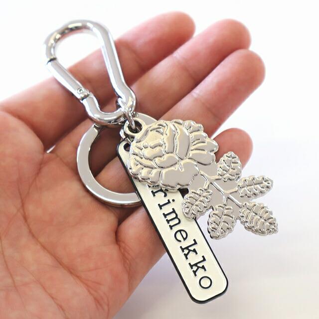 marimekko マリメッコ キーホルダー ヴィヒキルース シルバー