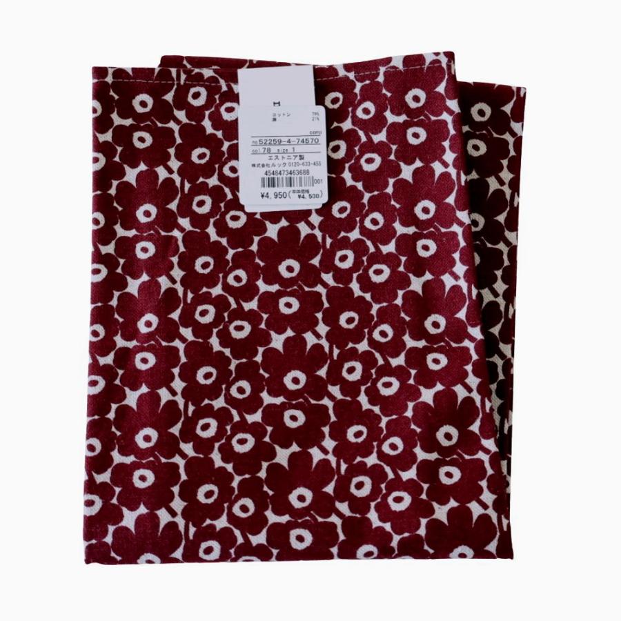 marimekko（マリメッコ） ティータオル ピックイネンウニッコ お花柄