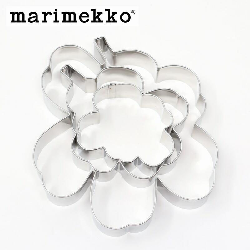 marimekko（マリメッコ） クッキーカッター 3点セット ウニッコ