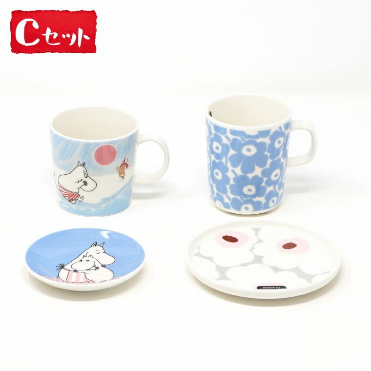 北欧食器 2026 福袋 食器 4点セット マリメッコ アラビア マグ