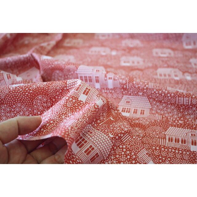 ティルダ 生地 布 MY NEIGHBORHOOD マイネイバーフッド ラスト 赤