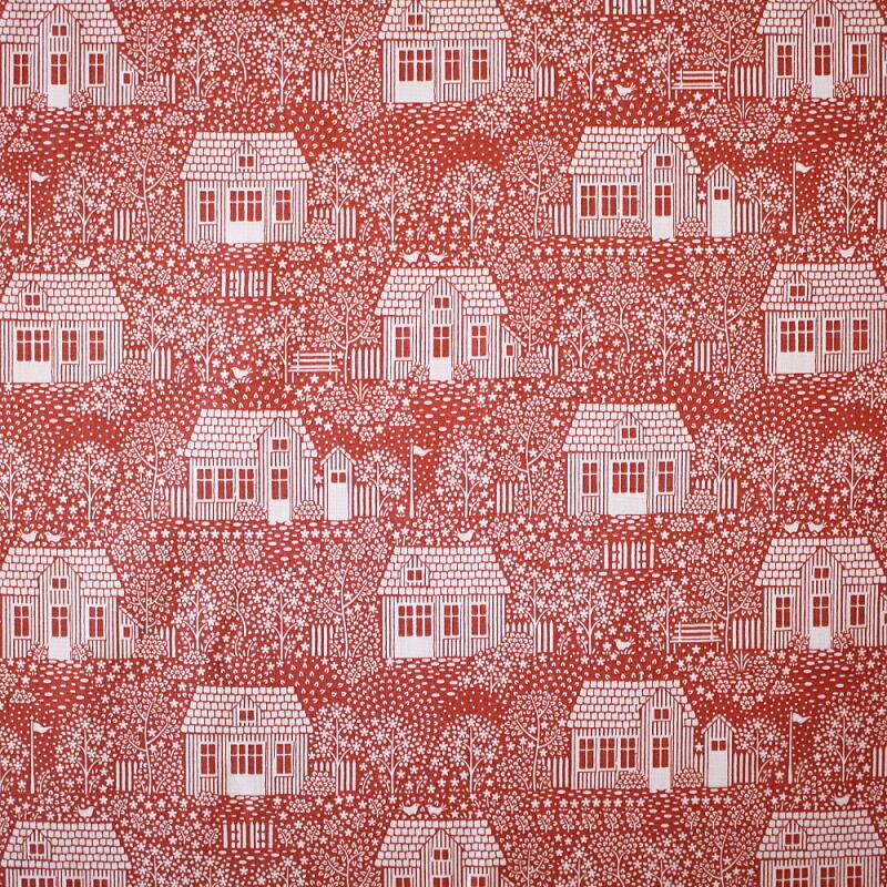 ティルダ 生地 布 MY NEIGHBORHOOD マイネイバーフッド ラスト 赤