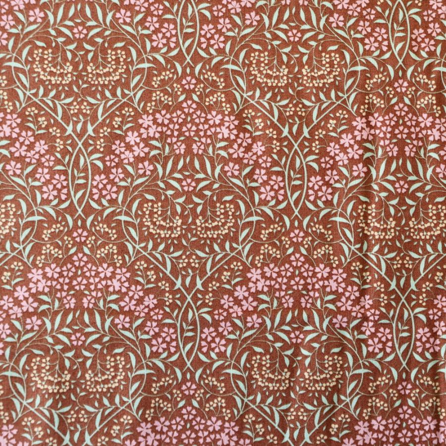 ティルダ 生地 ラリッサ キャラメル ブラウン 赤茶 110cm巾 10cm単位