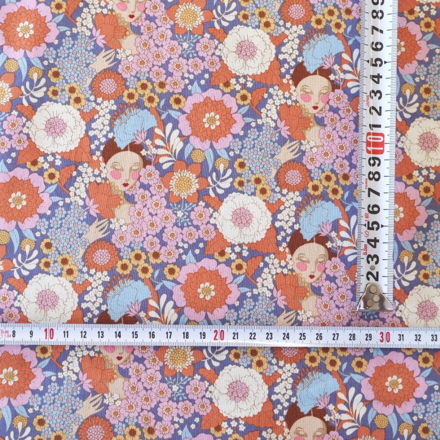 ティルダ 生地 ウォールフラワー シスル ピンク 紫 110cm巾 10cm単位 布 Tilda 手作り Wallflower 人物 女性 花柄 ピンク おしゃれ 小さい柄 北欧 |  | 02