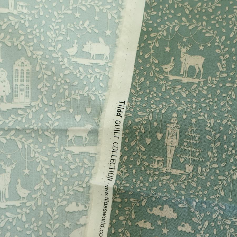 ティルダ 生地 Paperscenes ペーパーシーン ダックエッグ ブルー 110cm巾 10cm単位 布 Tilda 手作り かわいい クリスマス 2025 切り売り 小さい柄 北欧 |  | 04