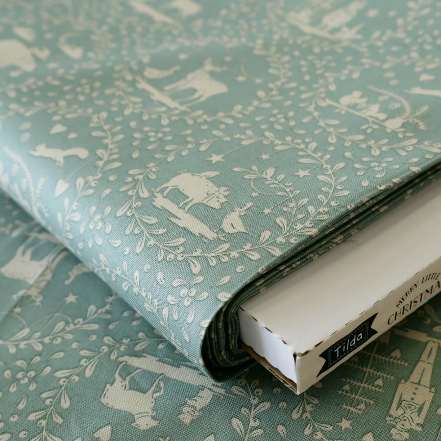 ティルダ 生地 Paperscenes ペーパーシーン ダックエッグ ブルー 110cm巾 10cm単位 布 Tilda 手作り かわいい クリスマス 2025 切り売り 小さい柄 北欧 |  | 07