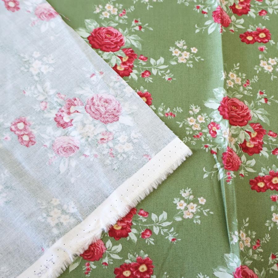 ティルダ 生地 Carol キャロル モス グリーン 110cm巾 10cm単位 布 Tilda 手作り かわいい バラ クリスマス 2025 切り売り 小さい柄 北欧 |  | 04