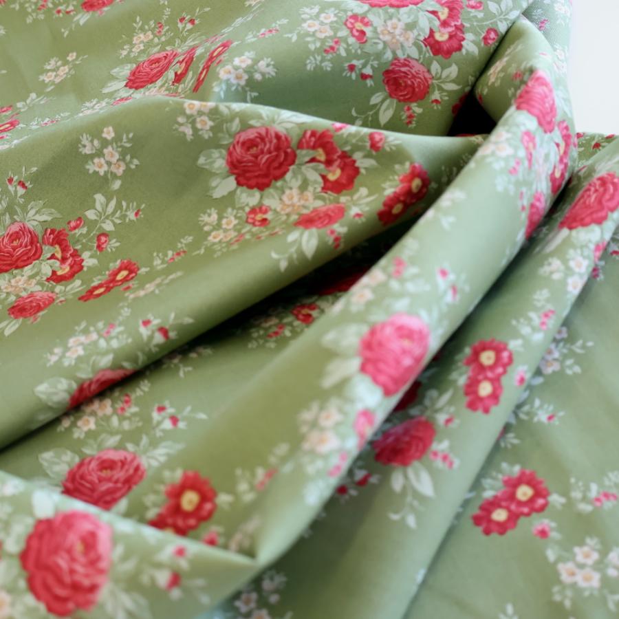 ティルダ 生地 Carol キャロル モス グリーン 110cm巾 10cm単位 布 Tilda 手作り かわいい バラ クリスマス 2025 切り売り 小さい柄 北欧 |  | 07