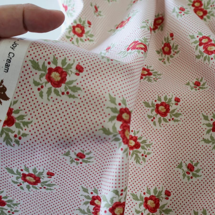 ティルダ 生地 Joy ジョイ クリーム 110cm巾 10cm単位 布 Tilda 手作り かわいい 小花柄 クリスマス 2025 切り売り 小さい柄 北欧 |  | 03