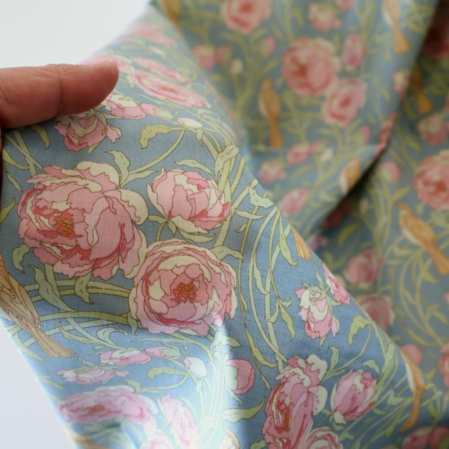 ティルダ 生地 Cora Blue コラ ブルー 110cm巾 10cm単位 布 Tilda 手作り かわいい 小鳥  切り売り 小さい柄 北欧 |  | 03