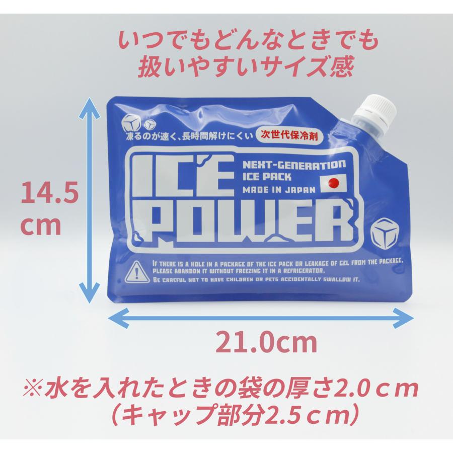 アイスパワー(ICEPOWER) Mサイズ ２個セット 保冷剤 長時間 最強 強力 氷点下 次世代保冷剤 |  | 04