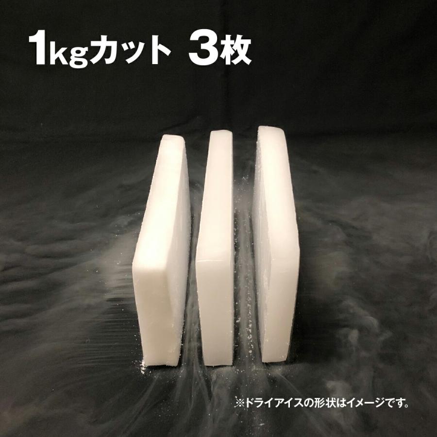 ドライアイス 3キロ DI-3 夏の自由研究・化学の実験・冷凍庫の故障時