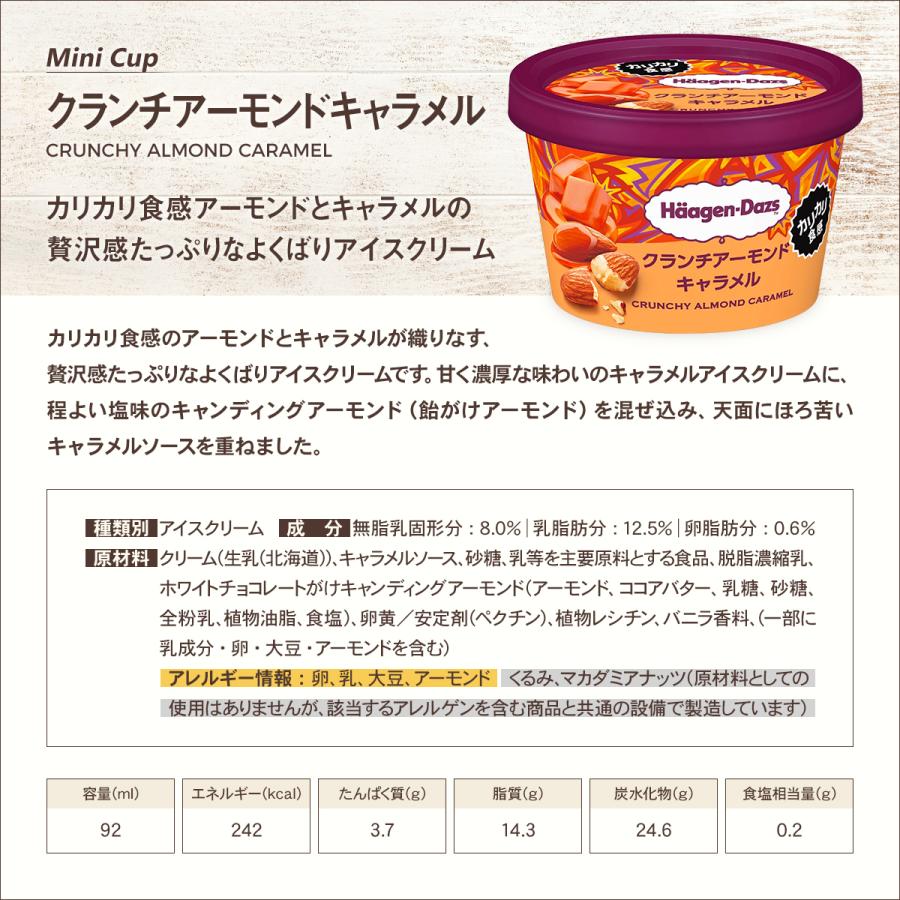 ハーゲンダッツ 新作 送料無料 8種のセット ミニカップ6個 バー2個 ギフト HD-8N | ハーゲンダッツ | 04
