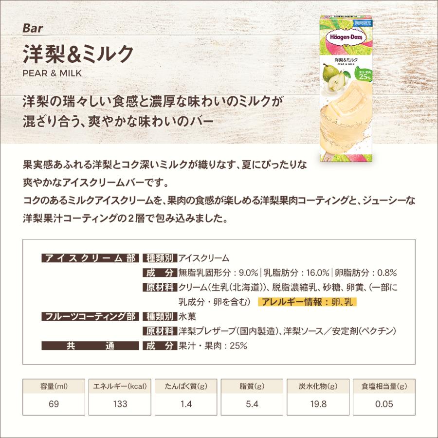 ハーゲンダッツ（Haagen-Dazs） クリスプ 2種類 各4個 ・バー 2種類 各
