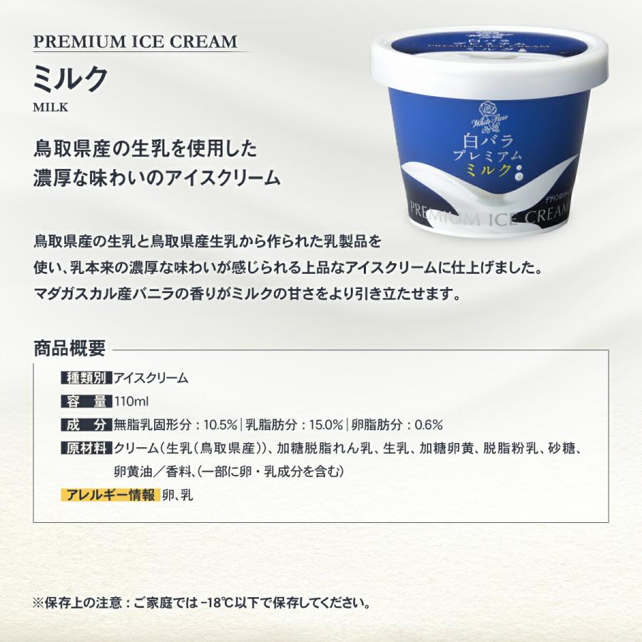 白バラ牛乳 アイスギフト 大山みるく畑　8個セット　sb-8 | ハーゲンダッツ | 01